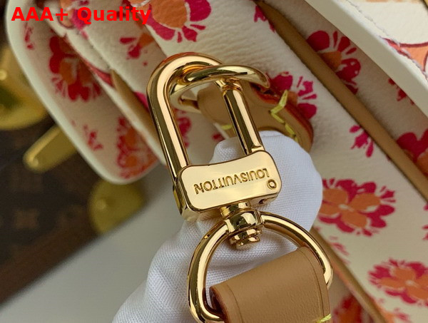 Louis Vuitton Pochette Metis Handbag in Coral Monogram Tiles Coated Canvas M11461 Replica