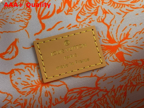 Louis Vuitton Pochette Metis Handbag in Coral Monogram Tiles Coated Canvas M11461 Replica