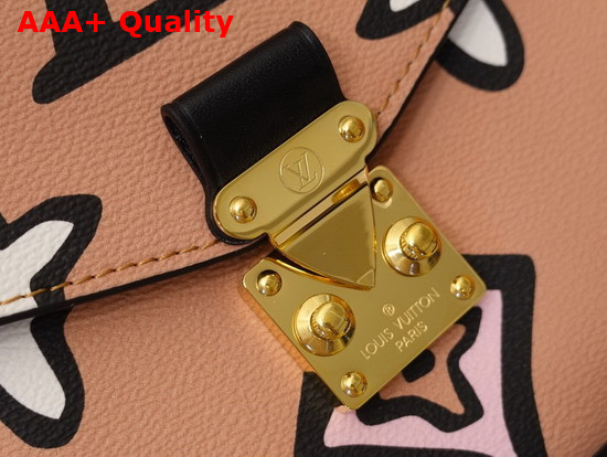 Louis Vuitton Pochette Metis Handbag in Monogram Canvas Features a Vibrant Pattern Arizona Beige M45823 Replica