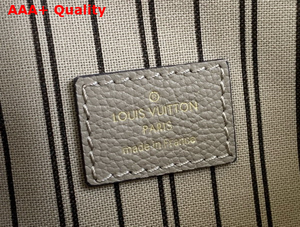 Louis Vuitton Pochette Metis Handbag in Tourterelle Grey Monogram Empreinte Leather M44881 Replica