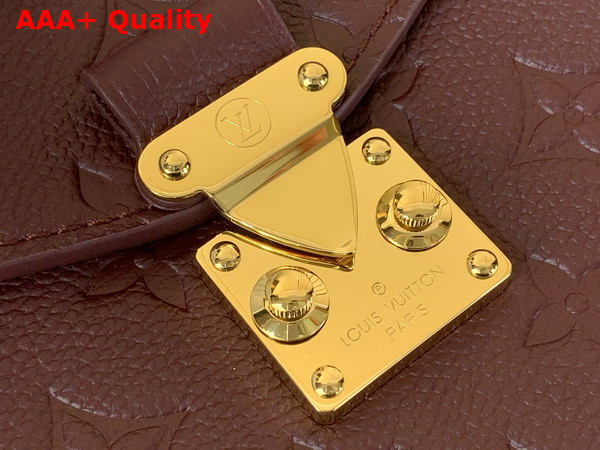 Louis Vuitton Pochette Metis MM Grenat Monogram Empreinte Leather M25939 Replica