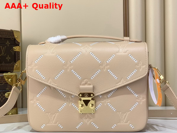 Louis Vuitton Pochette Metis MM Hazelnut Couture Monogram Empreinte Leather M29497 Replica