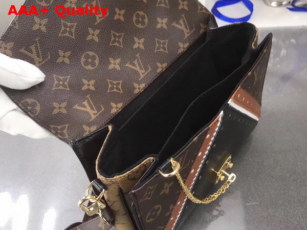 Louis Vuitton Pochette Metis MM Monogram Reverse Canvas and Calf Leather M43488 Replica