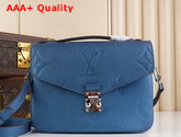 Louis Vuitton Pochette Metis Monogram Empreinte Leather Navy Nacre M59211 Replica