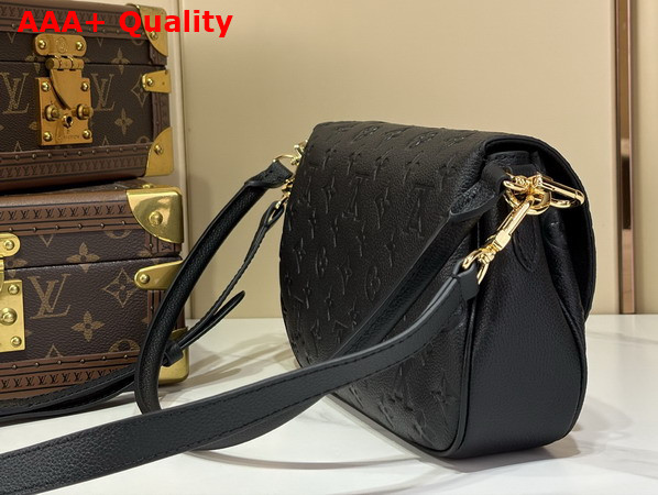Louis Vuitton Pochette Metis Soft PM Black Monogram Empreinte Leather M29783 Replica