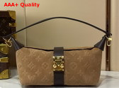 Louis Vuitton Pochette Mia Beige Trench Monogram Empreinte Signature in and Elegant Suede Finish M2A252 Replica