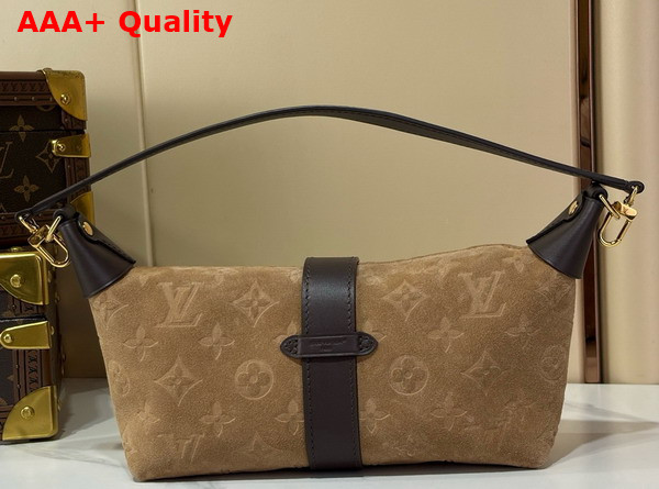 Louis Vuitton Pochette Mia Beige Trench Monogram Empreinte Signature in and Elegant Suede Finish M2A252 Replica