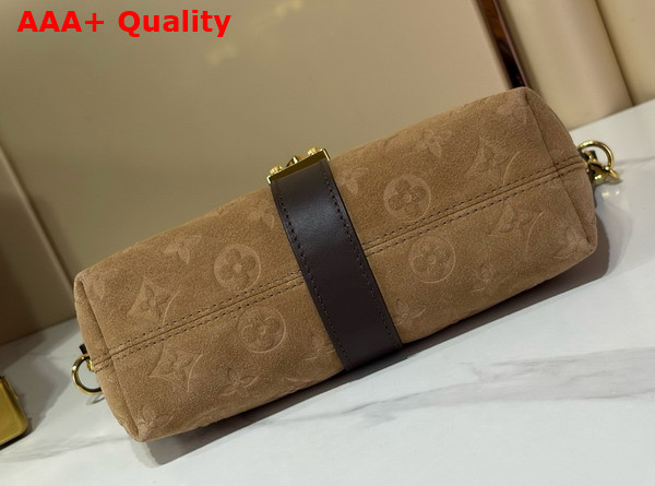 Louis Vuitton Pochette Mia Beige Trench Monogram Empreinte Signature in and Elegant Suede Finish M2A252 Replica