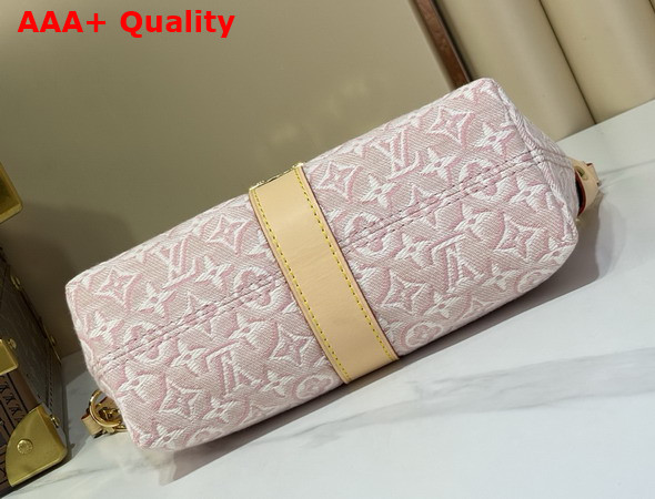 Louis Vuitton Pochette Mia Monogram Embleme Rose Ruban Jacquard Textile M2A382 Replica