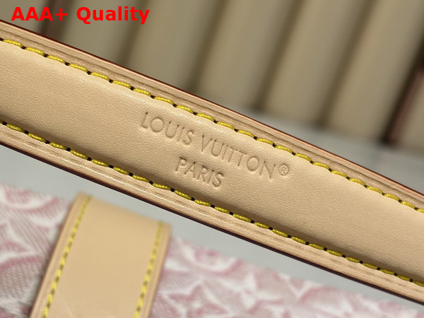 Louis Vuitton Pochette Mia Monogram Embleme Rose Ruban Jacquard Textile M2A382 Replica
