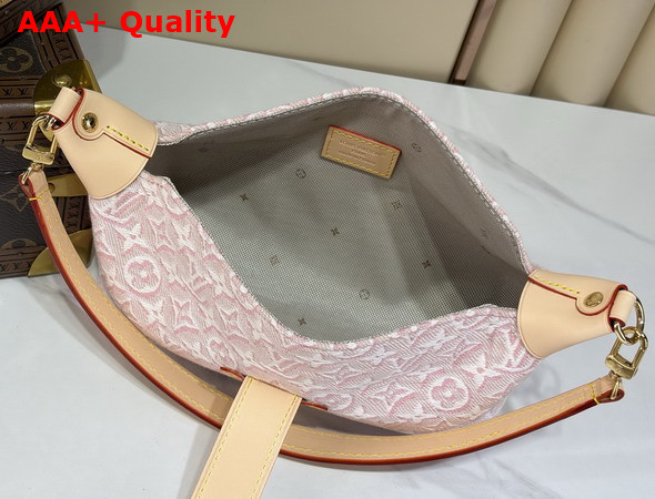 Louis Vuitton Pochette Mia Monogram Embleme Rose Ruban Jacquard Textile M2A382 Replica