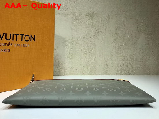 Louis Vuitton Pochette Monogram Titanium Canvas Replica
