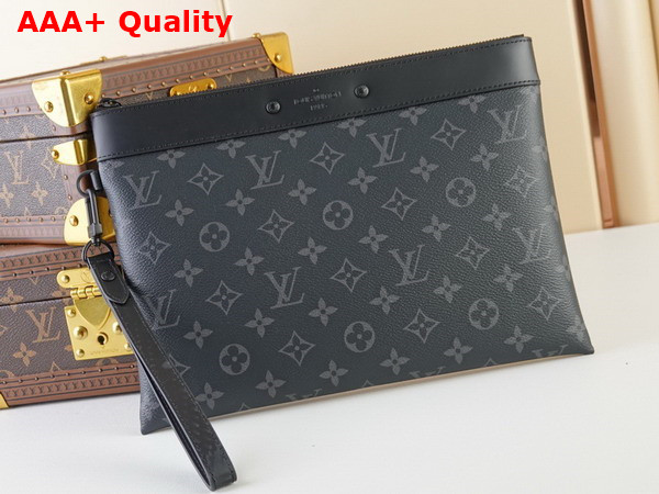 Louis Vuitton Pochette To Go Monogram Eclipse Coated Canvas M81569 Replica