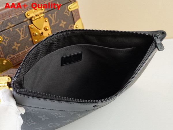 Louis Vuitton Pochette To Go Monogram Eclipse Coated Canvas M81569 Replica