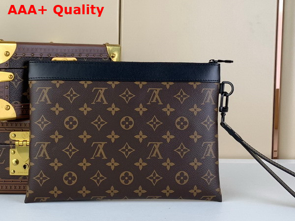 Louis Vuitton Pochette To Go Monogram Macassar Coated Canvas and Cowhide Leather M82079 Replica
