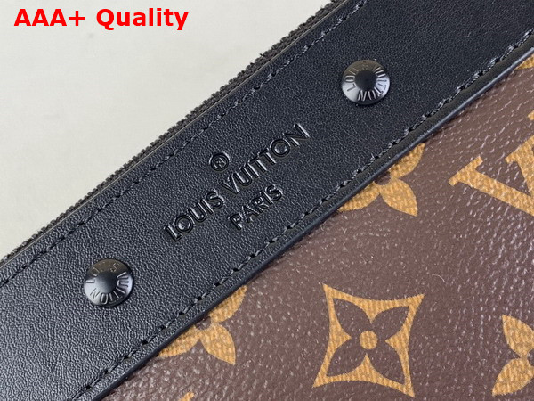 Louis Vuitton Pochette To Go Monogram Macassar Coated Canvas and Cowhide Leather M82079 Replica