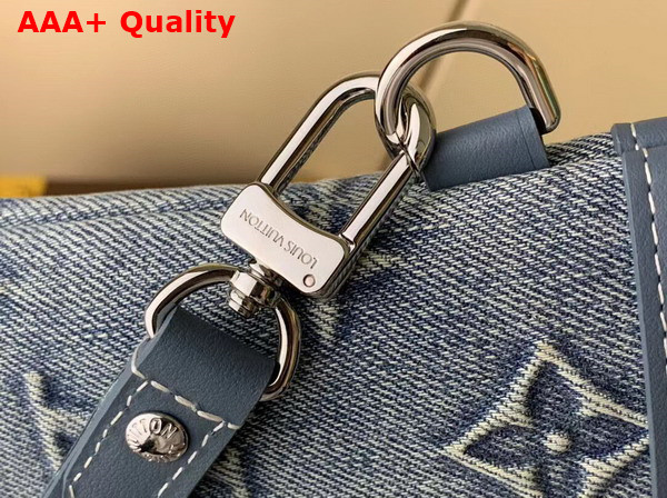 Louis Vuitton Pochette To Go Monogram Washed Denim Coated Canvas M82313 Replica