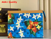 Louis Vuitton Pochette Voyage Bright Blue Monogram Surfin Coated Canvas Replica