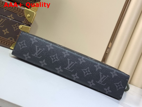 Louis Vuitton Pochette Voyage Khaki Green Monogram Eclipse Coated Canvas M28841 Replica