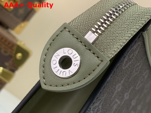 Louis Vuitton Pochette Voyage Khaki Green Monogram Eclipse Coated Canvas M28841 Replica