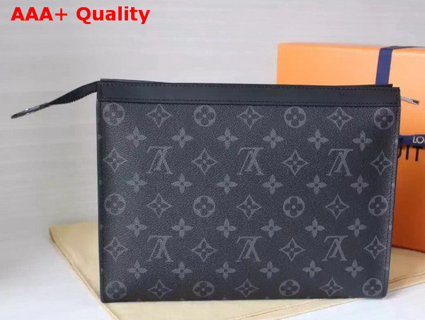 Louis Vuitton Pochette Voyage MM Monogram Eclipse M61692 Replica