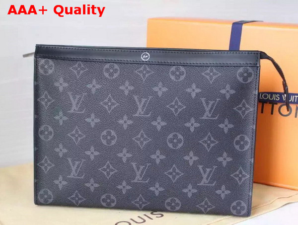 Louis Vuitton Pochette Voyage MM Monogram Eclipse M61692 Replica