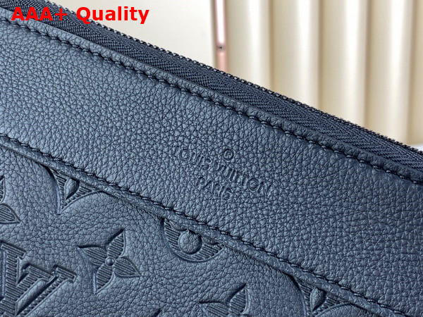 Louis Vuitton Pochette Voyage Monogram Shadow Calf Leather M82545 Replica