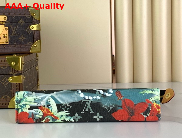 Louis Vuitton Pochette Voyage Navy Blue Monogram Surfin Coated Canvas Replica