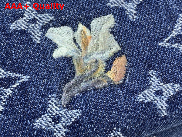 Louis Vuitton Pochette Voyage Souple Blue Monogram Flowers Denim M27559 Replica