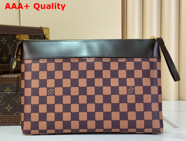 Louis Vuitton Pochette Voyage Souple Damier Phriendship Coated Canvas Replica