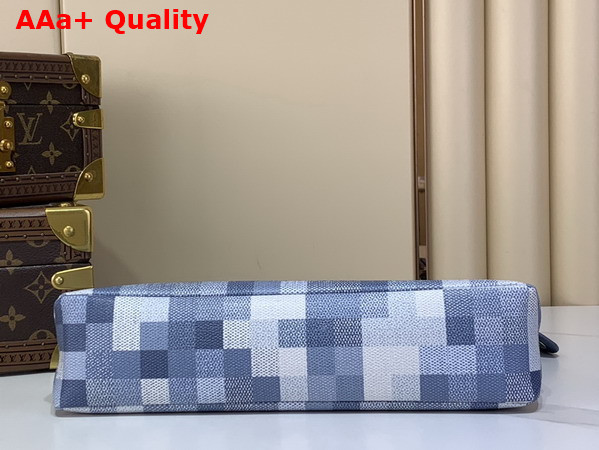 Louis Vuitton Pochette Voyage Souple Denim Blue Damoflage Coated Canvas M28846 Replica