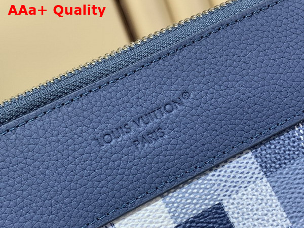 Louis Vuitton Pochette Voyage Souple Denim Blue Damoflage Coated Canvas M28846 Replica