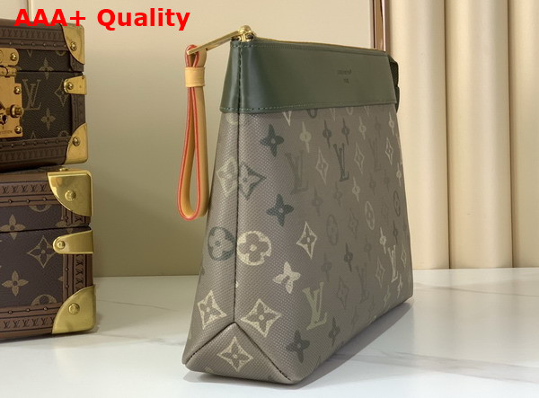 Louis Vuitton Pochette Voyage Souple Khaki Monogram Surplus Coated Canvas M26970 Replica