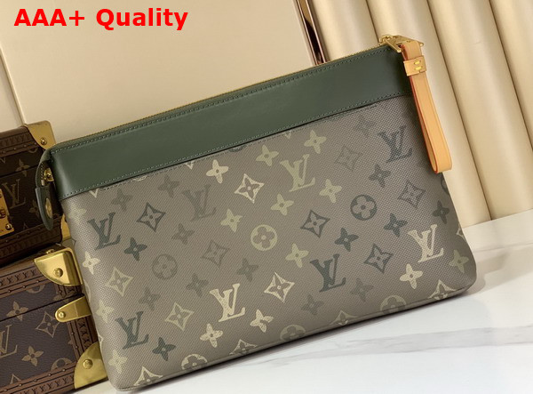 Louis Vuitton Pochette Voyage Souple Khaki Monogram Surplus Coated Canvas M26970 Replica