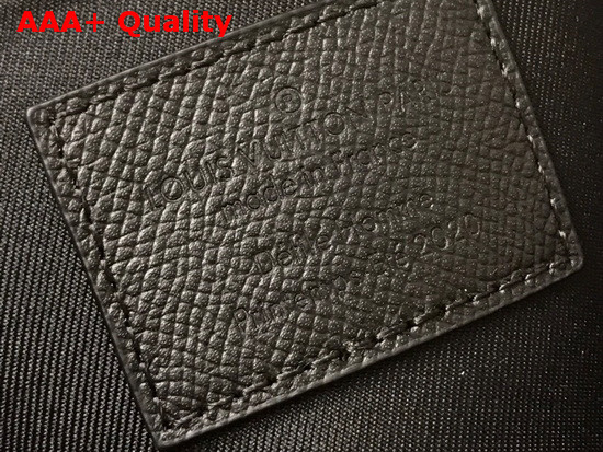 Louis Vuitton Pochette Voyage Steamer in Black Taiga Leather Replica