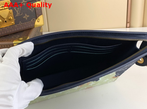 Louis Vuitton Pochette Voyage in Monogram Bleach Coated Canvas Replica