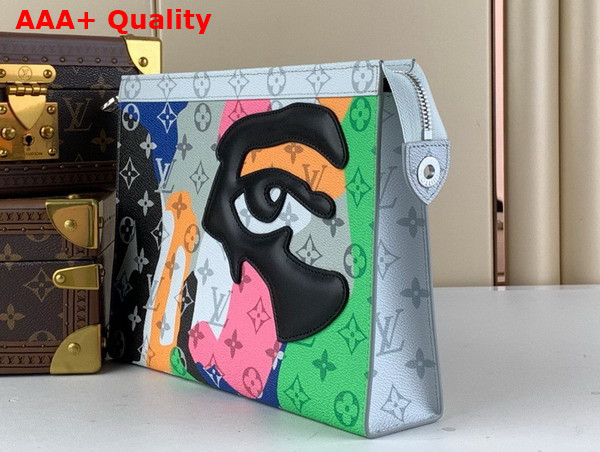 Louis Vuitton Pochette Voyage in Multicolor Monogram Coated Canvas and Cowhide Leather M82589 Replica