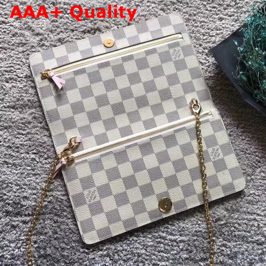 Louis Vuitton Pochette Weekend Printed Damier Azur Coated Canvas N60108 Replica