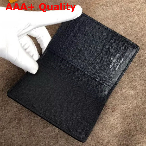 Louis Vuitton Pocket Organiser Epi Black LV Circle Signature Replica