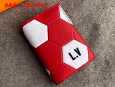 Louis Vuitton Pocket Organiser Red Epi Leather Men LV 2018 FIFA World Cup Edition Replica