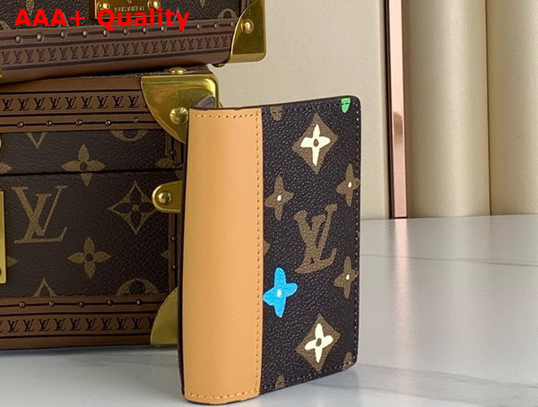 Louis Vuitton Pocket Organizer Chocolate Monogram Craggy Coated Canvas M83337 Replica