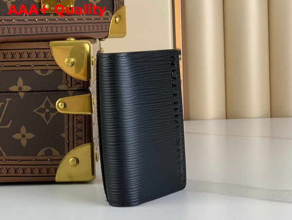 Louis Vuitton Pocket Organizer in Black Epi XL Cowhide Leather M83330 Replica