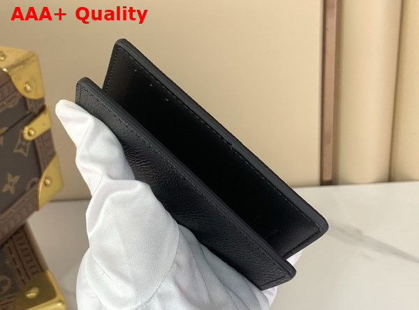 Louis Vuitton Pocket Organizer in Black Monogram Midnight Coated Canvas M26775 Replica