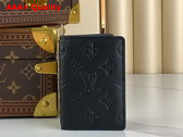 Louis Vuitton Pocket Organizer in Black Monogram Taurillon Leather M69044 Replica