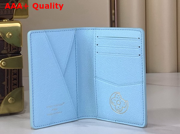 Louis Vuitton Pocket Organizer in Blueberry Monogram Donuts Coated Canvas M28045 Replica