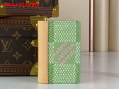 Louis Vuitton Pocket Organizer in Green Damier Golf Coated Canvas N40632 Replica