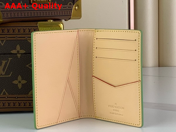 Louis Vuitton Pocket Organizer in Green Damier Golf Coated Canvas N40632 Replica