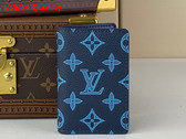 Louis Vuitton Pocket Organizer in Navy River Blue Calf Leather M82324 Replica