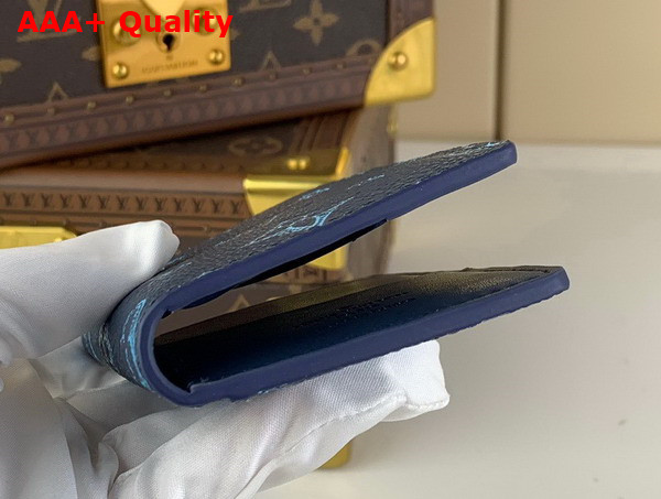 Louis Vuitton Pocket Organizer in Navy River Blue Calf Leather M82324 Replica