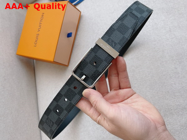 Louis Vuitton Pont Neuf 35mm Belt Damier Graphite Canvas M8200V Replica